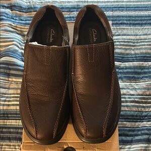 Clarks Men's Brown Slip-On Shoes